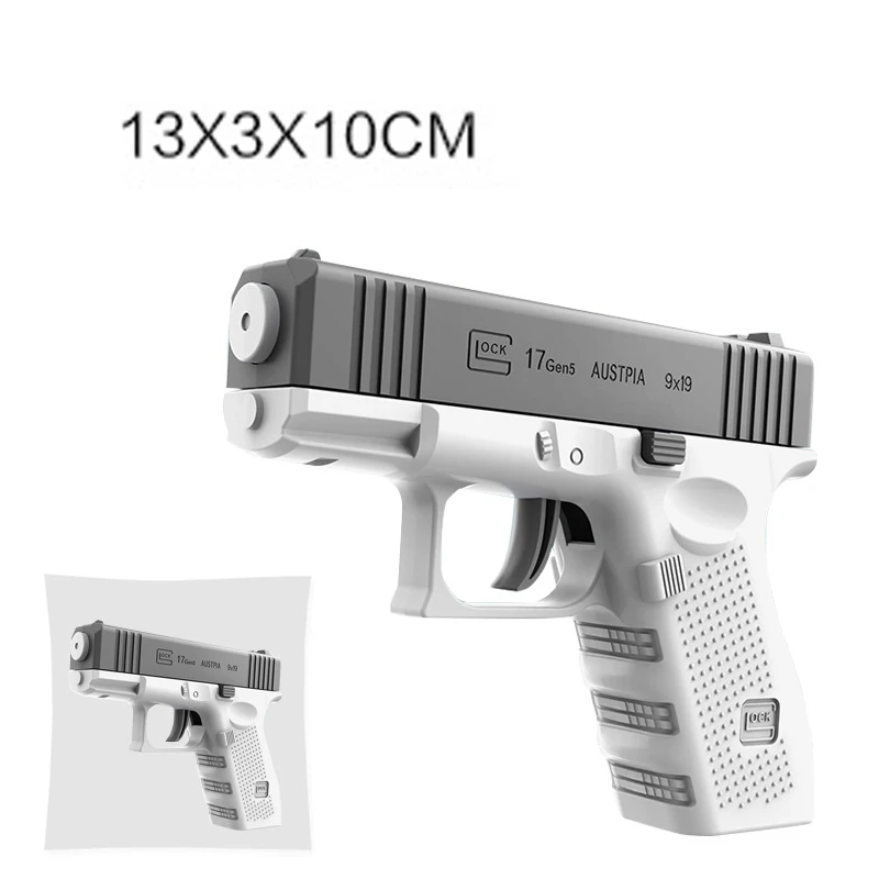 Full Automatic Continuous Shooting Water Gun non Electric Pistol Toy Summer Beach Outdoor Fun Play Water Toys Kids Adults Gifts