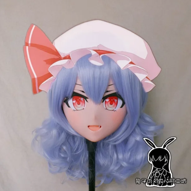 

(RB32939 Customize Lockable Full Head Resin Cartoon Cosplay Japanese Character Anime Role Play Kigurumi Mask With Back Shell