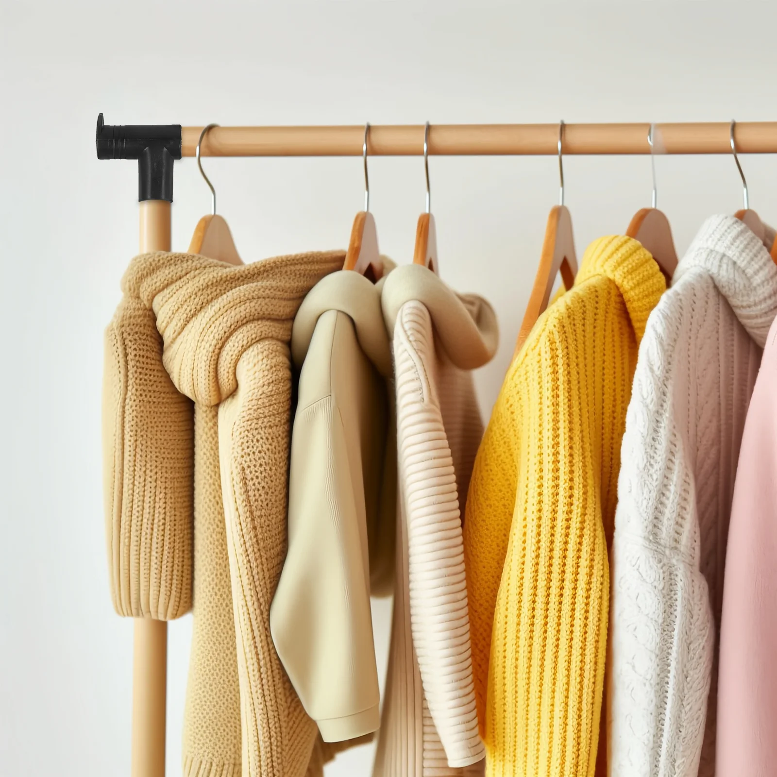 

2 Pcs Clothes Rack Accessories Racks Drying Joints Rod Kit Outdoor Store Plastic Bedroom Supply