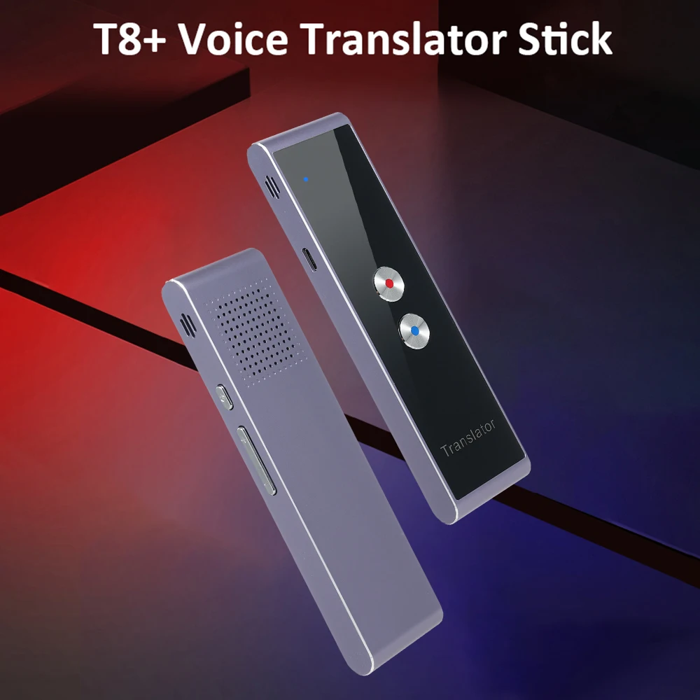 T8+ Language Translator Device 97 Languages Voice Translating Online Translation Simultaneous Interpretation APP for Text/Photo
