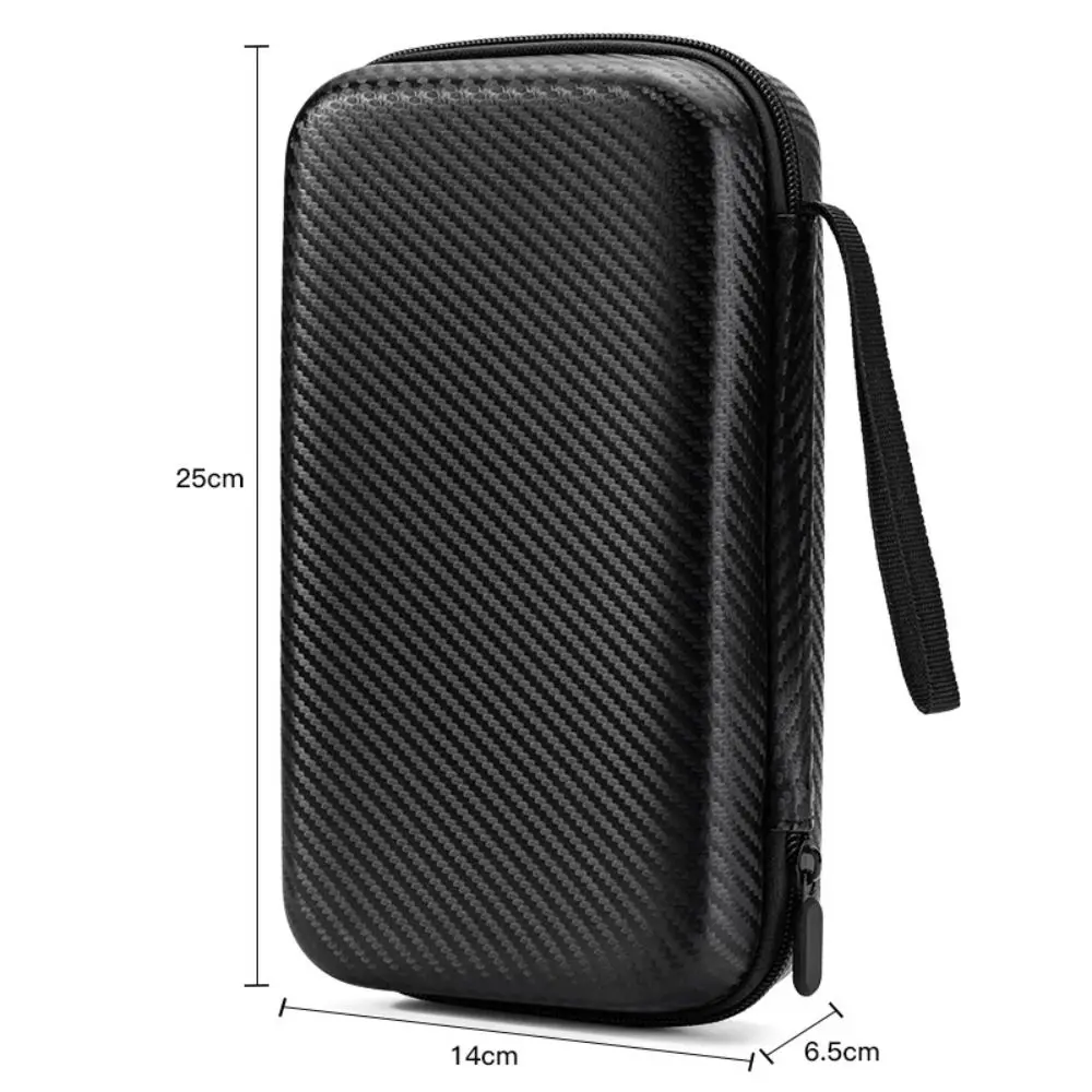 Shockproof Headphones Carrying Case Waterproof EVA Earphone Storage Bag Lightweight Soft Flannelette Lining Electronic Products