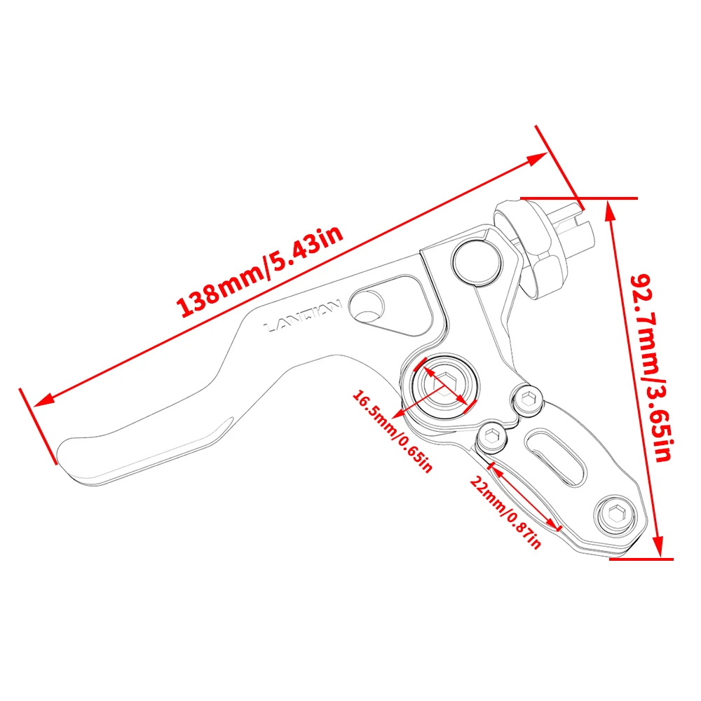 Motorcycle Short Stunt Clutch Lever & Easy Pull Clutch System FOR HONDA CRF150F CRF150R CRF230F CRF250 CRF250 L M X CRF 450 X RX