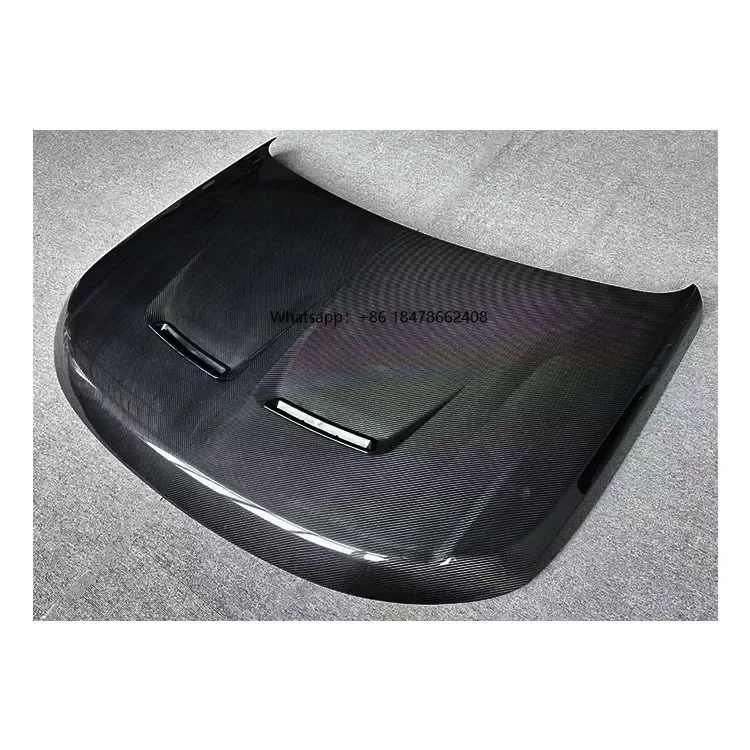 High Quality Factory Customized Dry Carbon Fiber Double-sided Carbon Fiber SVR Engine Hood for Range Rover Sport