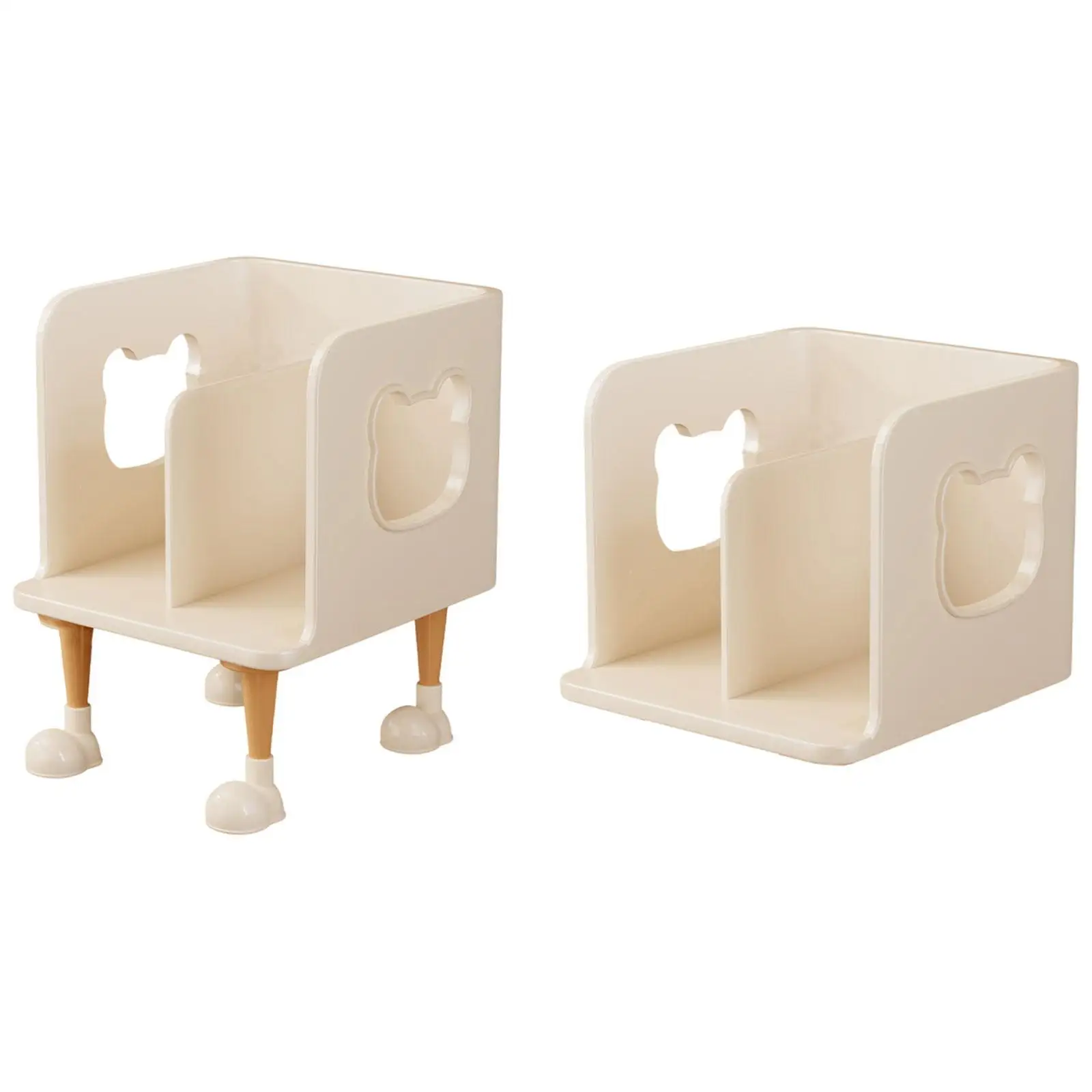 منظم كتب لرف الكتب على سطح المكتب لمكتب غرفة المعيشة في المهجع #1