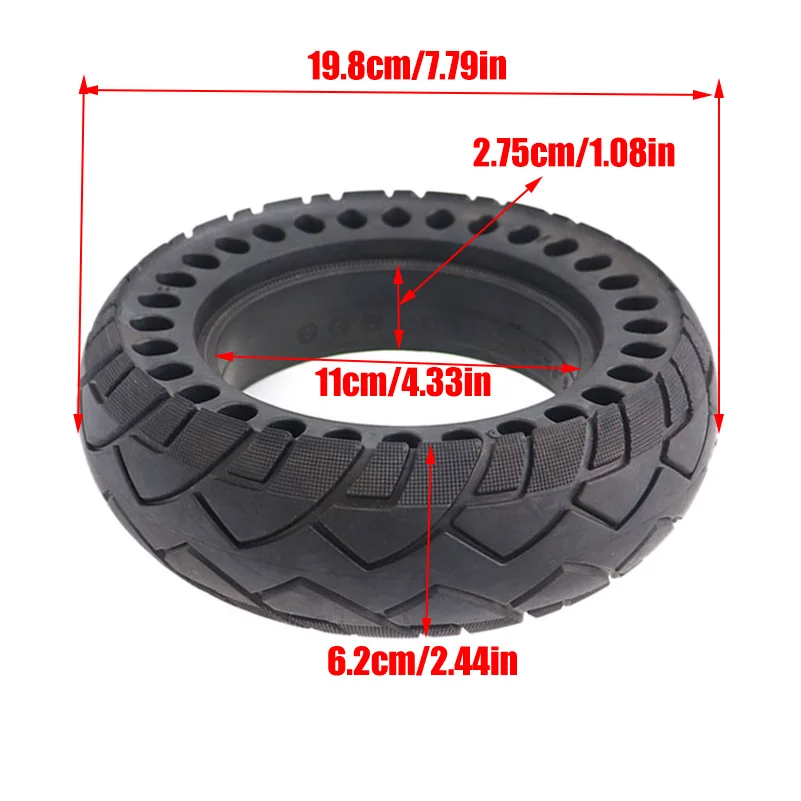 8 inch 8.0x2.5 Solid Tire 200x60 Explosion-proof Honeycomb Wheel Tyre for Electric Bike Scooter Motorcycle Tires
