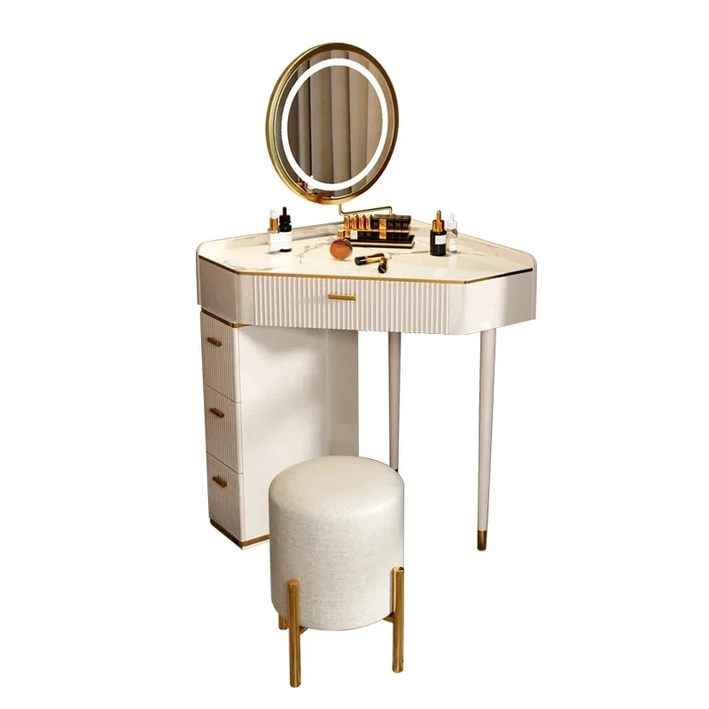 Makeup Girls Luxury Vanity Table Nordic Luxury Bedroom Modern Vanity Table Organizers Storage Penteadeira Camarim Furniture