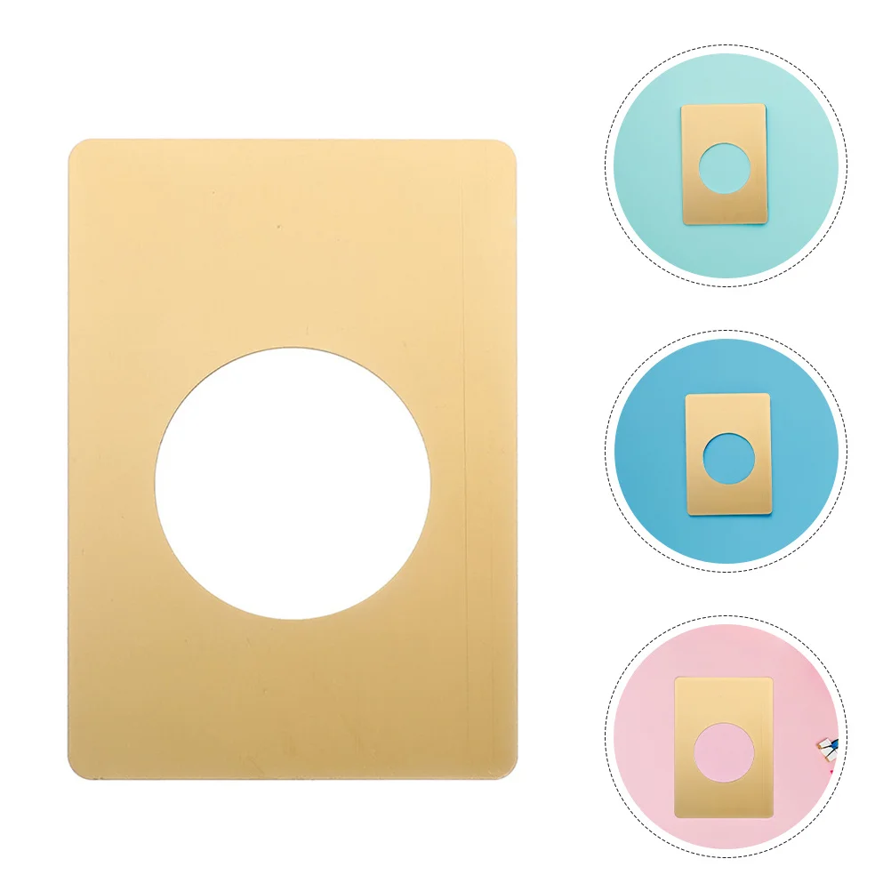 

4pcs Door Lock Repair Plate Metal Reinforcement For Broken Holes Durable Gold Finish Universal Fit Deadbolt Cover Interior Door