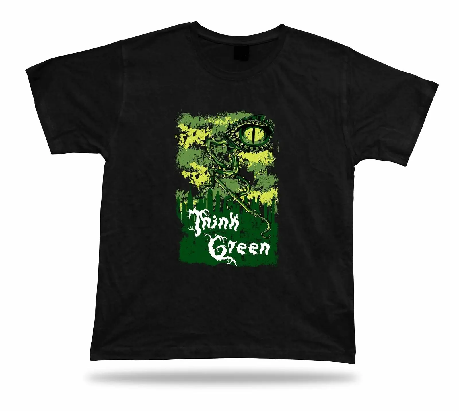 Think green One Eye Thorn Monster cool tshirt design birthday gift  present