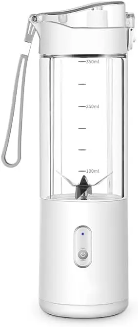 Portable Fruit Cup Juicer Blender Electric Kitchen Mixer Food-Processor Smoothie 350ML Magnetic Charging 30 Seconds of Quick