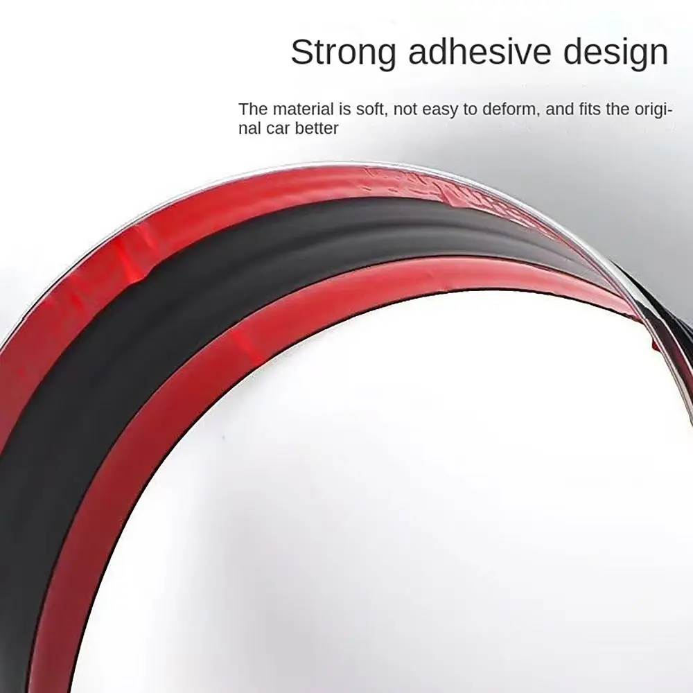 

Soft 1M*6CM Car Exterior Protector Anti-Scratch PVC Side Trim Strip Easy To Install Car Edge Guard For Auto Exterior Decor