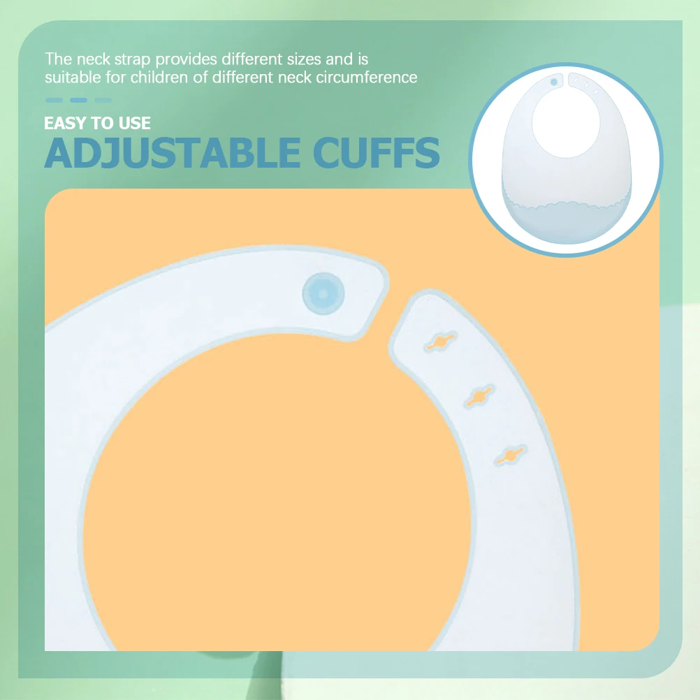 

2pcs Bibs Ultra Thin Baby Toddler Feeding Eating Boy Girl B Dribble Stain Bibs For Baby Free Adjustable Neck