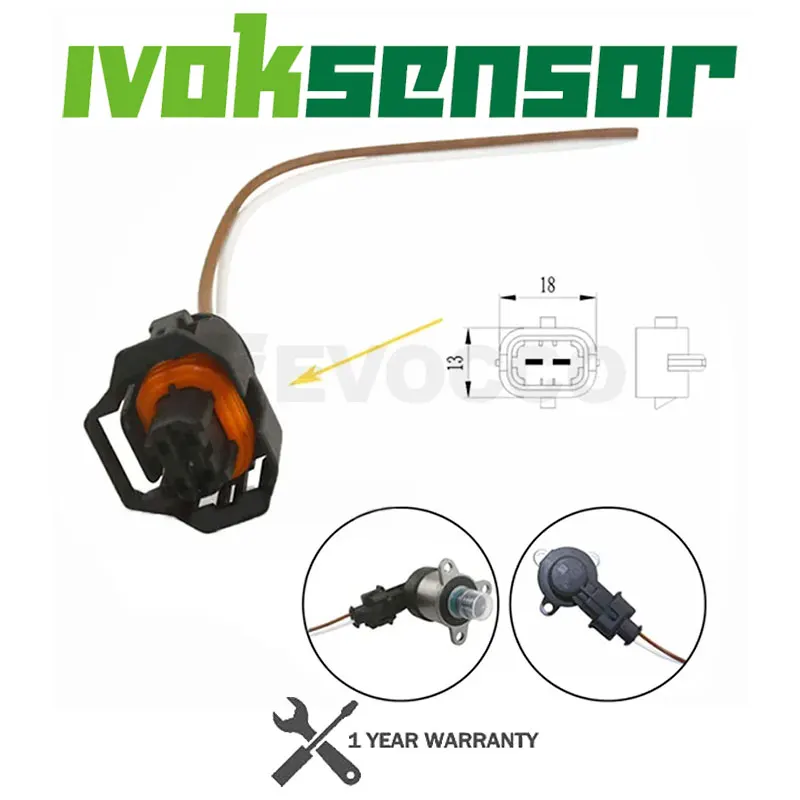 For Fuel Pressure Pump Regulator Metering Control Valve Selling 2-Pin Connector Plug Kit