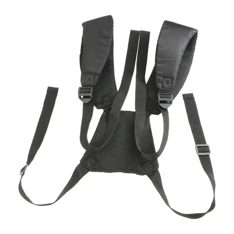 Tracolla per sacca da golf in nylon nero Sostituzione Comfort Doppia spalla Tracolla regolabile impermeabile Tracolla imbottita per sacca da trasporto da golf