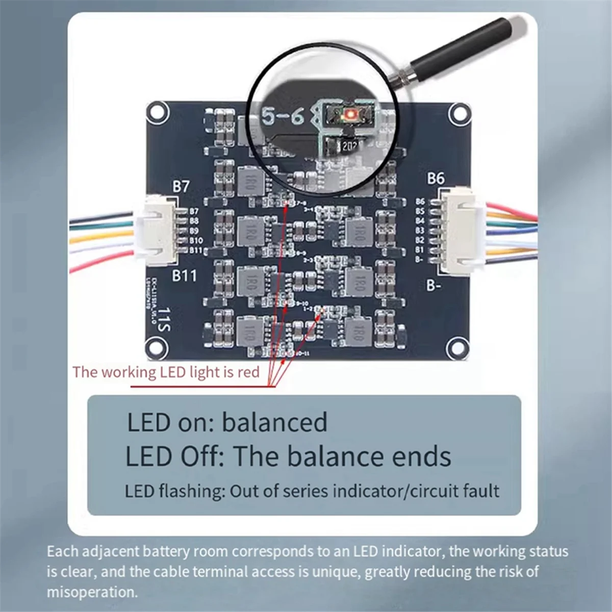 A51I 1.2A Balance Li-Ion Lifepo4 แบตเตอรี่ลิเธียม Active Equalizer Balancer Energy Transfer 3S
