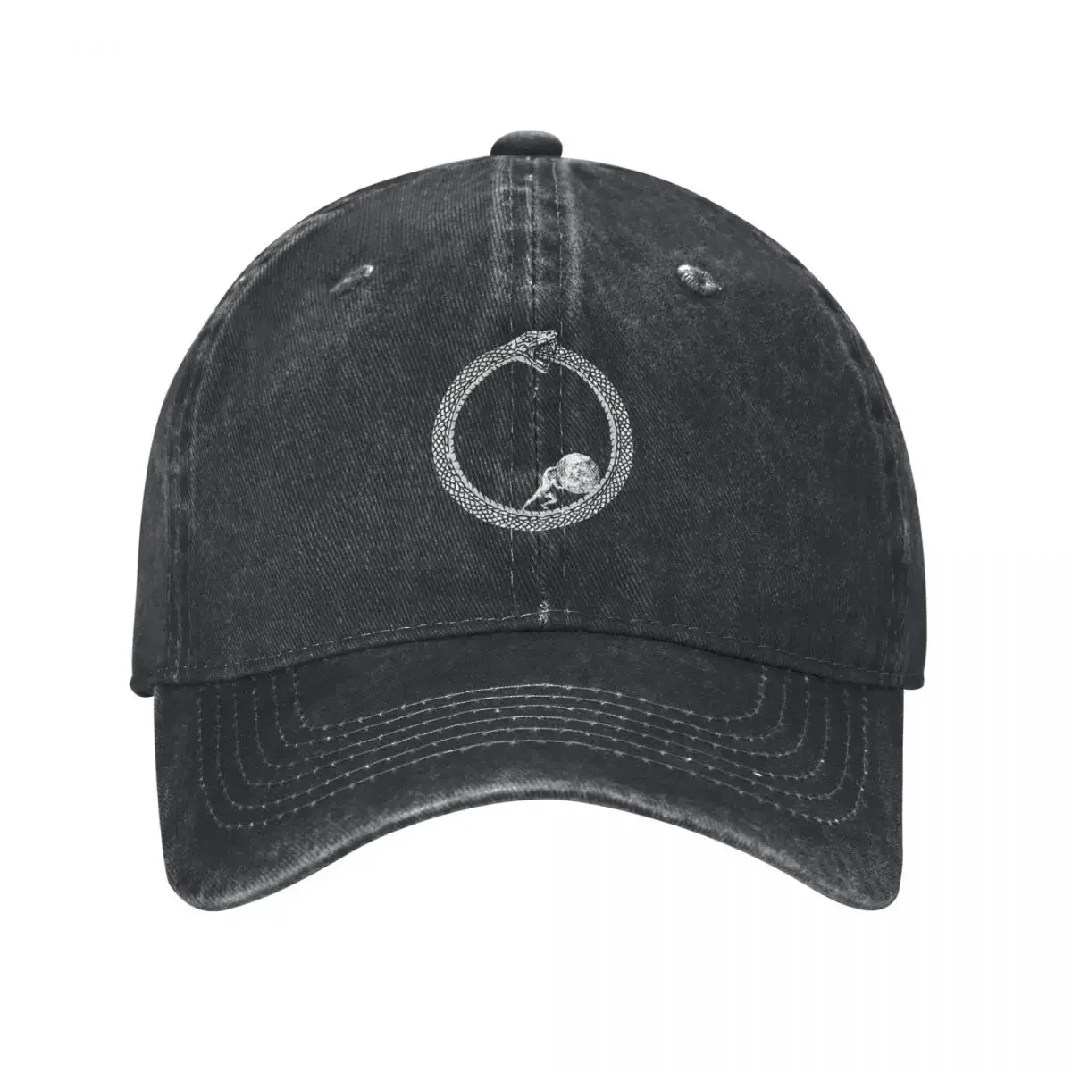 Sisyphus in an Ouroboros snake - Unisex Philosophy T-Shirt For Existentialists Baseball Cap New Hat Anime Men's Luxury Women's