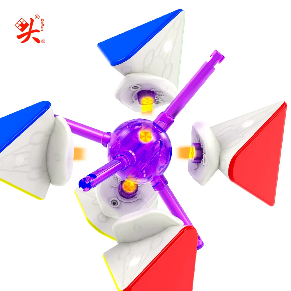 [JudyCube] Danyan Pyraminx V3M Cubo Mágico Magnético de Velocidade Stickerless Fidget Toys Dayan Pyramid V3 M Cubo Mágico Quebra-cabeça