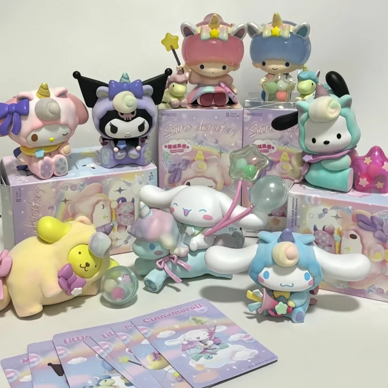 

В наличии Sanrio Blind Box Paradise Series My Melody Cinnamoroll Pochacco Pompom Purin Little Twin Star Модель Куклы Игрушка в подарок