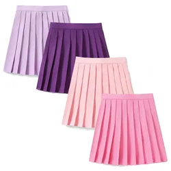 High Waist Skirt Ladies Summer Clothes Women's A Line Harajuku Korean Style Black Mini Pleated Skirt For School Girl Uniform