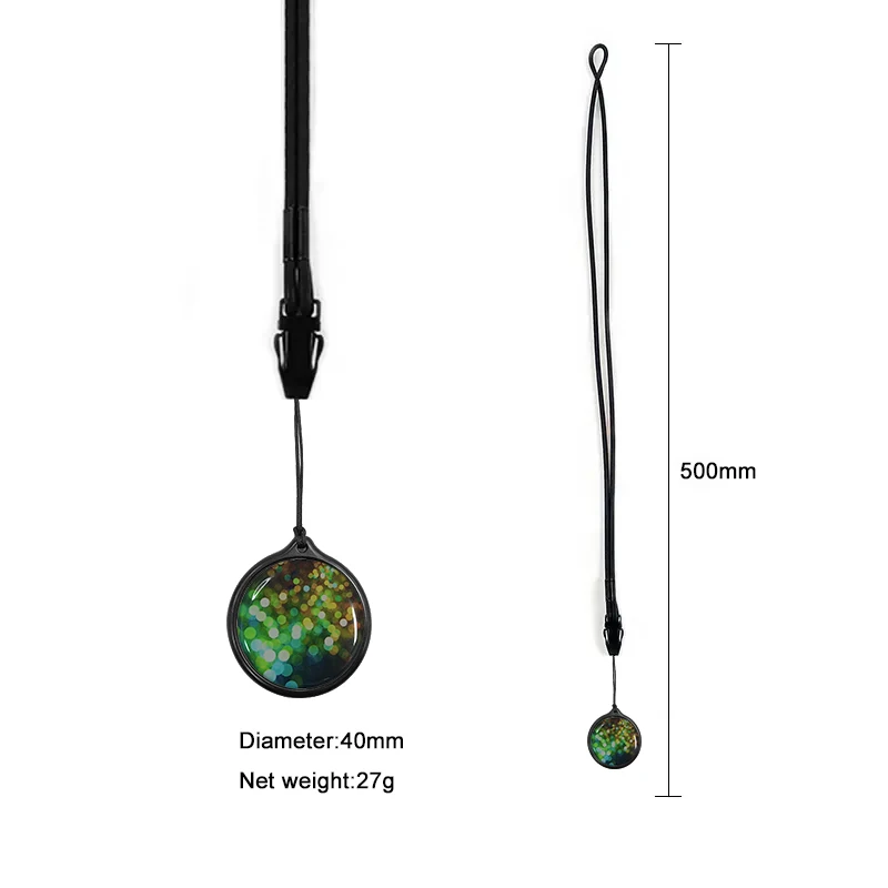 CAMAZ customized circular green pendant: a new type of single card negative ion EMF protection dropper