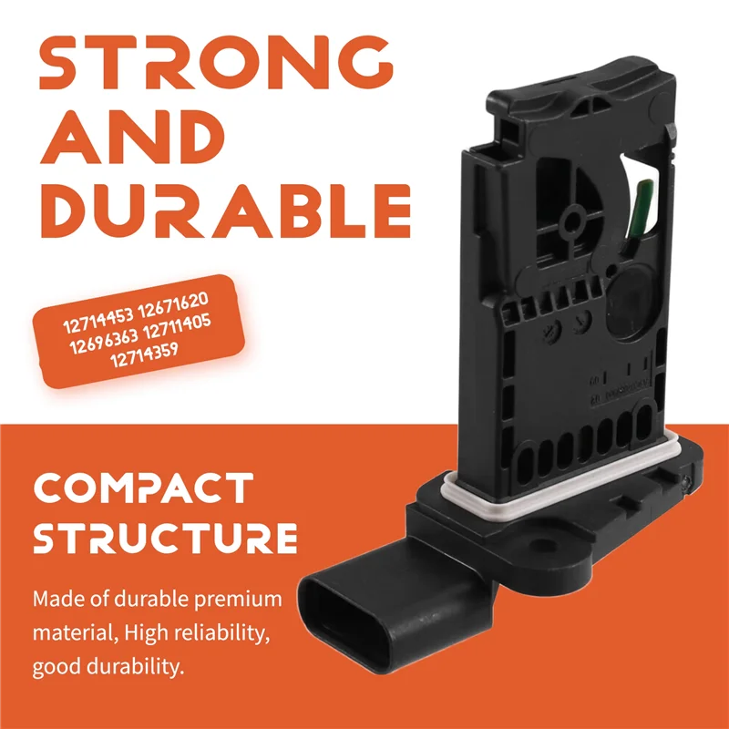 ราคาลดลง! !】เซ็นเซอร์วัดปริมาณอากาศ MAF อะไหล่ทดแทน หมายเลขชิ้นส่วน 12714453 12671620 12696363 สำหรับรถเชฟโรเลต ซิลเวอราโด จีเอ็มซี เซียร์รา 12711