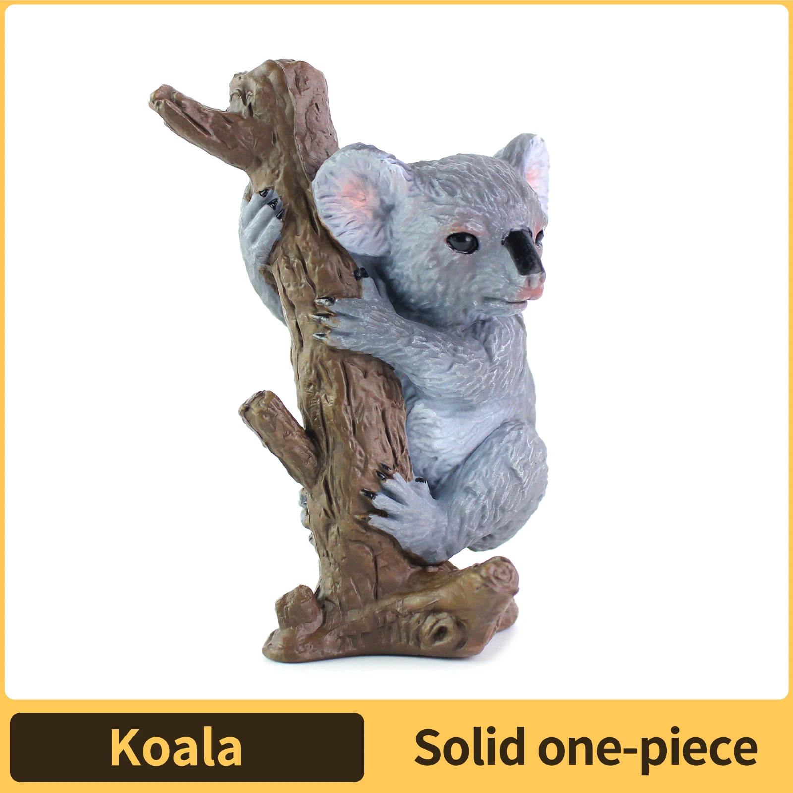 Realistyczna figurka koali australijskiej, dzikiego zwierzęcia - kolekcjonerski model z PVC dla dzieci i dorosłych.