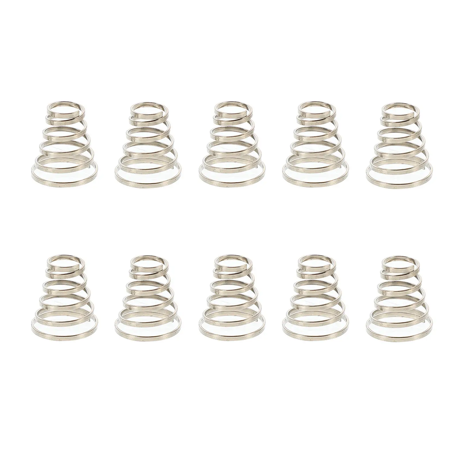 

10pcs Quick Release Skewer Spring Stainless Steel Bike Wheel Parts Replacement Mtb Hub Springs Universal Fit Front Rear Axle