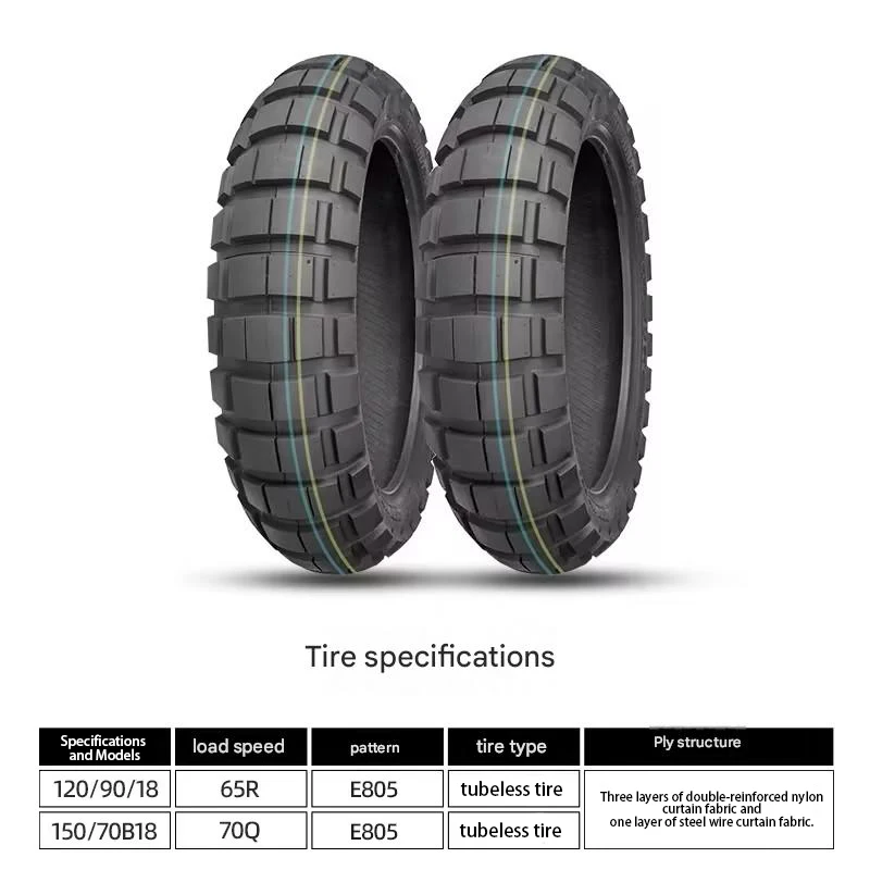 For Fit BENDA Napoleon Bob 250 Motorcycle Modified Front And Rear Tires