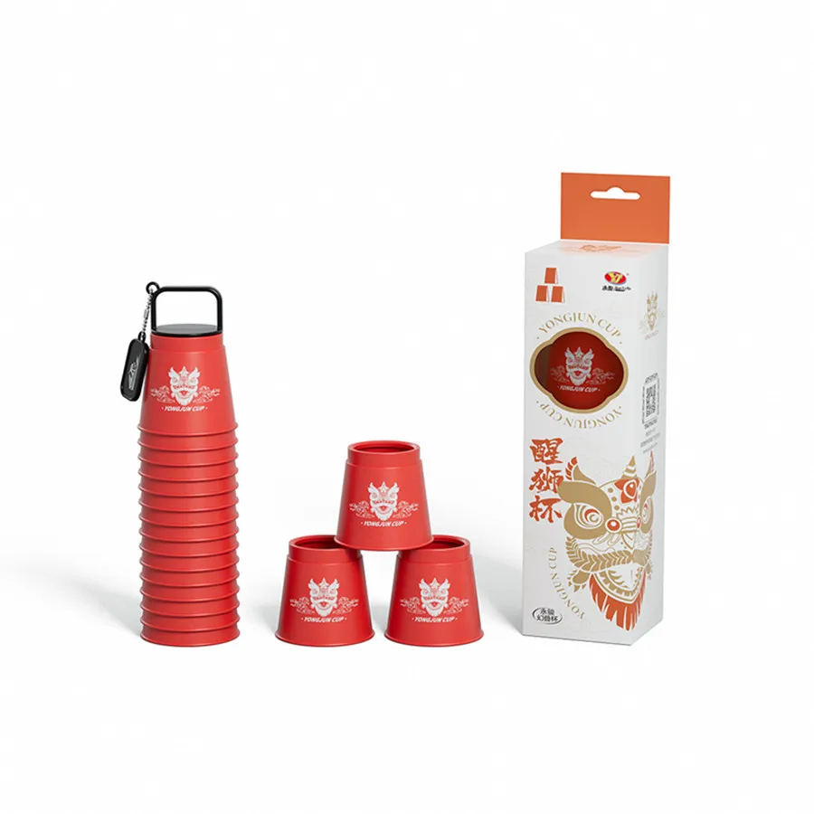 YongJun 15 PCS Stacking Cups Children Quick Stack Speed Training Fast Reaction Educational Toy For Children Gift