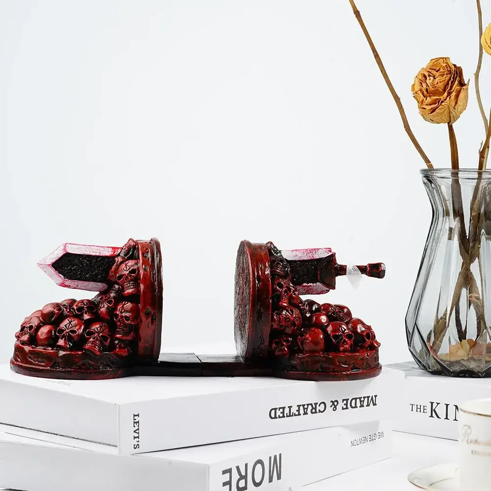 Furious Bookends Dragon Slayer Resin Ornament Desktop Bookshelf Decorative Books Holder Home Desk Decoration Book nook kits Duck