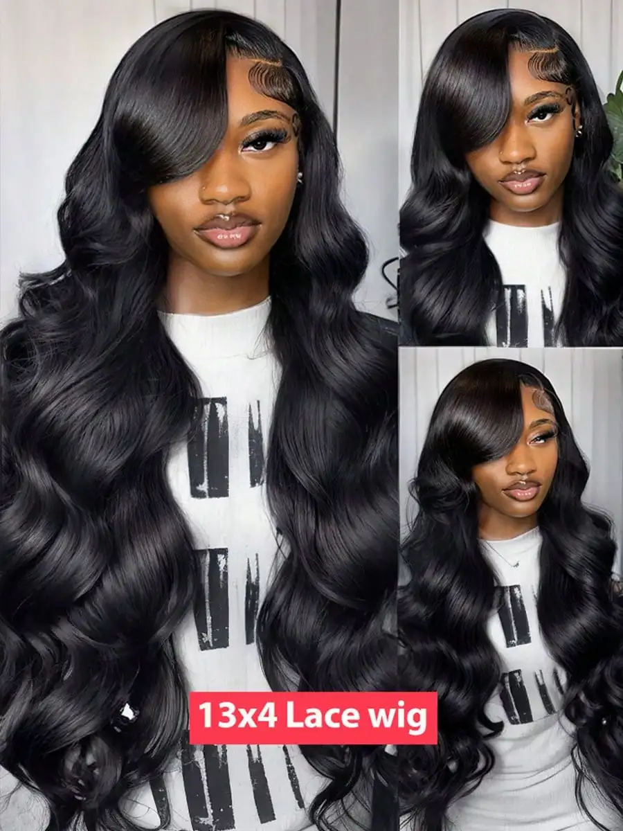 40 42 Inch Long Glueless Wear And Go Body Wave Remy Human Hair Wig 13x4 13x6 HD Transparent Lace Frontal 5x5 Lace Closure Pre Plucked Baby Hair Wigs For Black Women image 3
