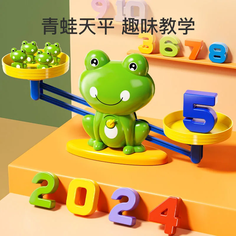 Children\'s Digital Frog Scales Early Childhood Educational Toys Intelligence Development Baby Cognitive Logic Thinking Training