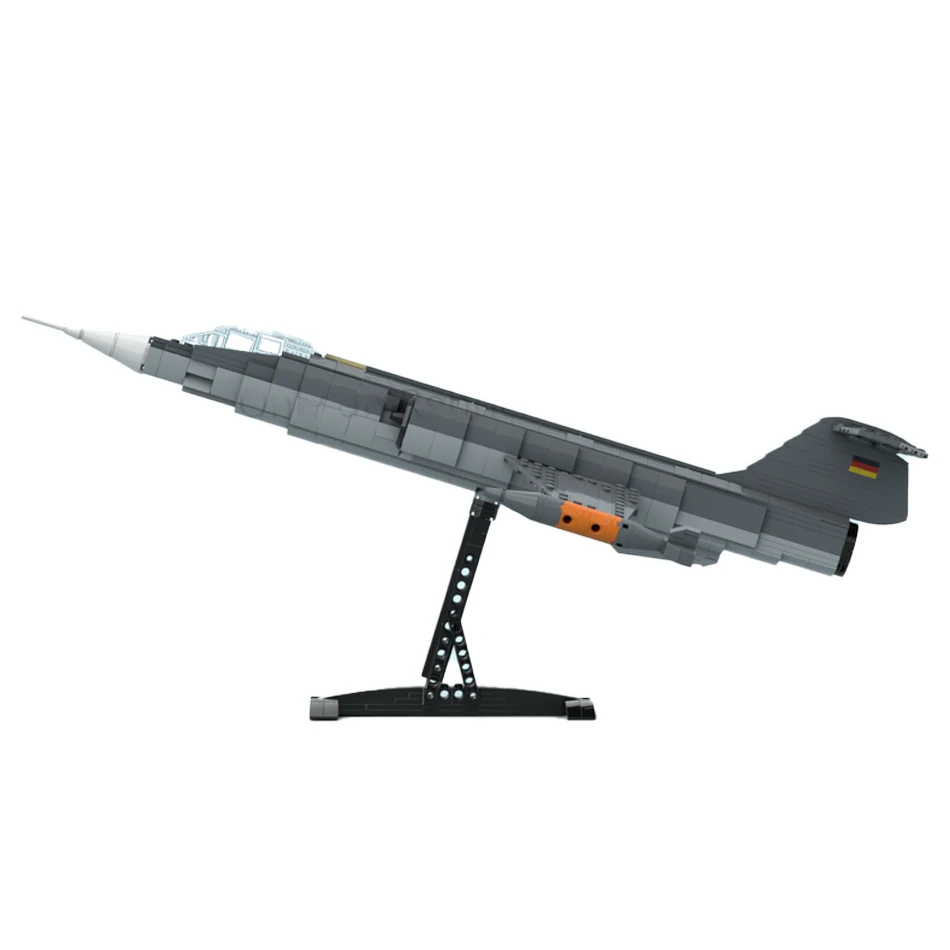 Amerika Militaire Serie F-104 Tweede Generatie Jetlaunch Starfighter Bouwstenen Model DIY kinderen Kerst Bricks Gift