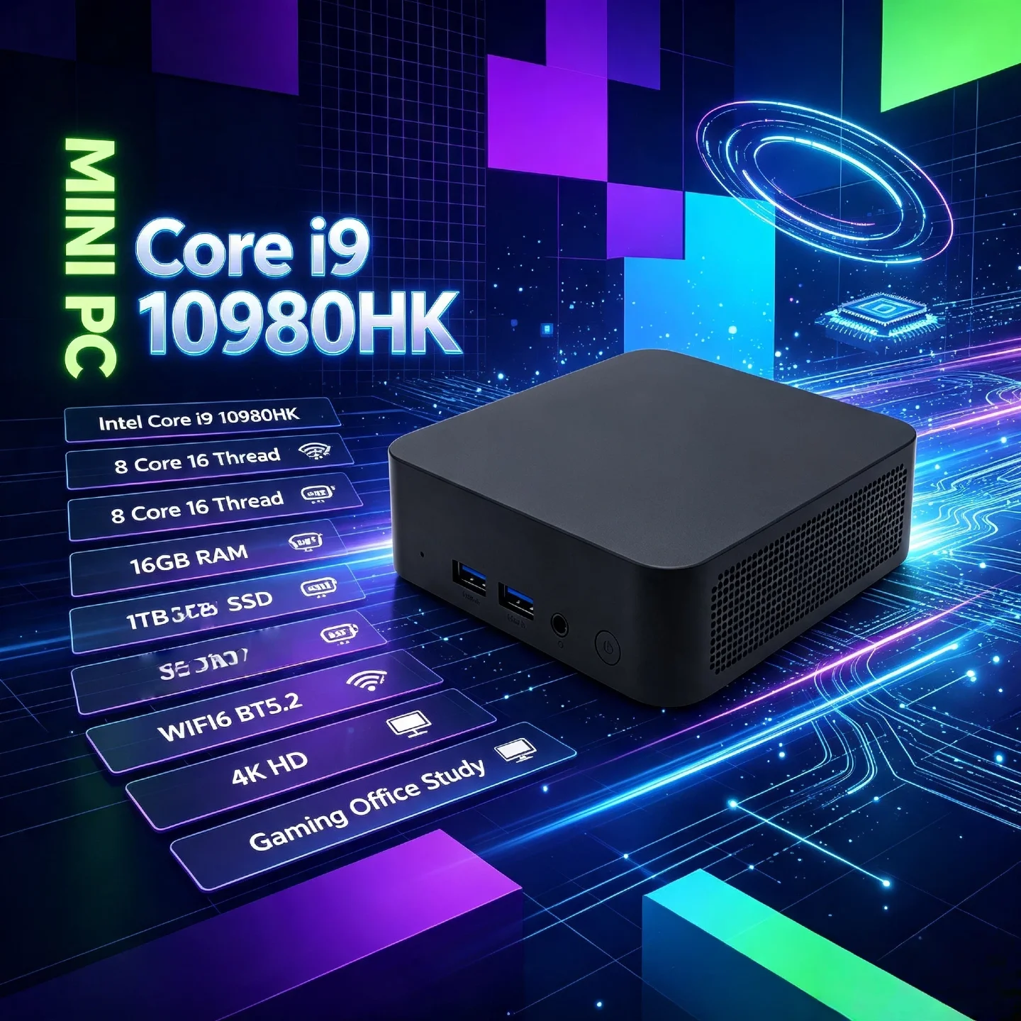 Pc Unit For Gaming - MINI PC Intel Core i9 10980HK