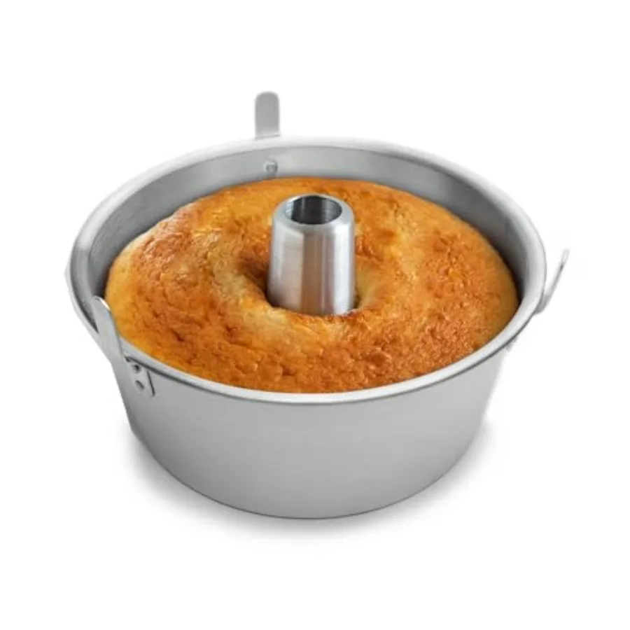 

Форма для выпечки кексов Angel Food Cake, алюминиевая, 10,75 дюйма, светло-розовая, с антипригарным покрытием, легко извлекается, для идеального подъема теста