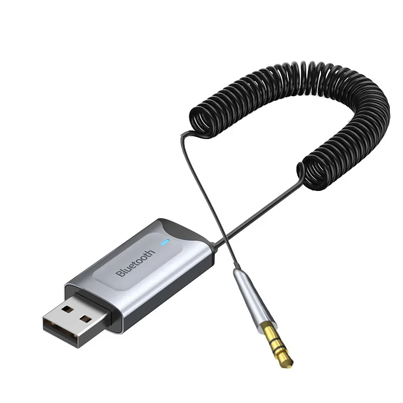 

Aux Bluetooth Adapter Audio Cable For Cars USB Bluetooth 3.5mm Jacks Receiver Transmitter Music Speakers Dongle Handfree