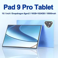 Original Pad 9 Pro Tablet 10.1 inch Android 13 Snapdragon 8gen2 Xioami Global 16GB+1024GB 10000mah 5G Dual SIM WIFI  HD Screen