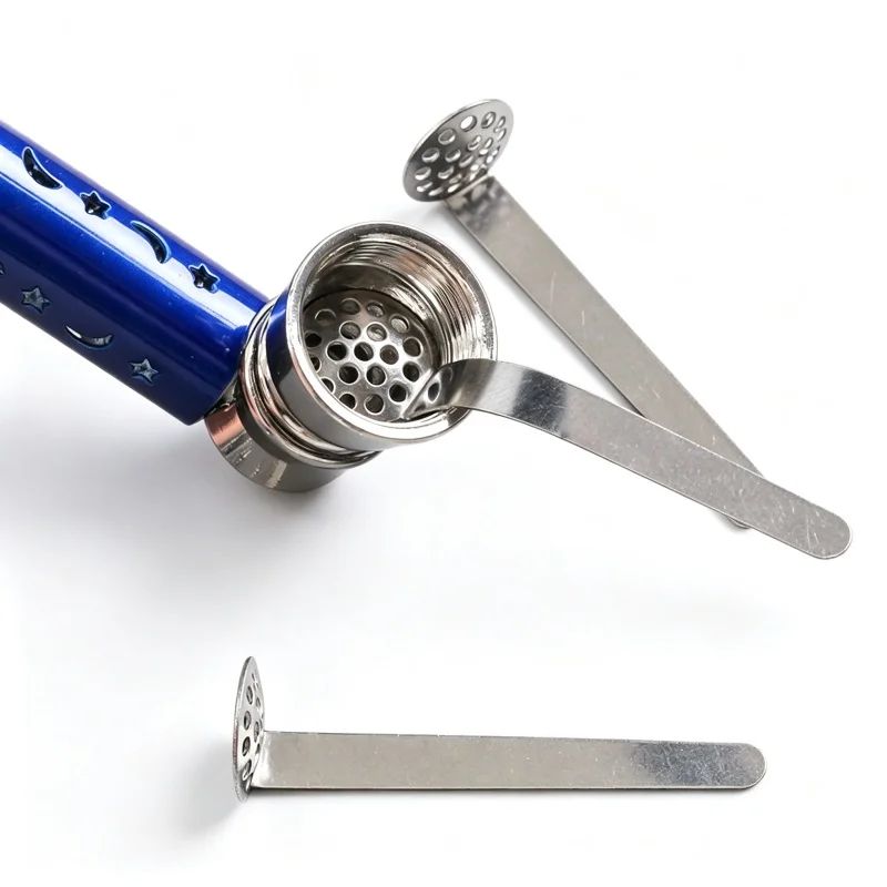 10 Pcs Smoking Pipe Combustion-Supporting Net with Metal Mesh Reusable Washable Smoking Pipe Accessories