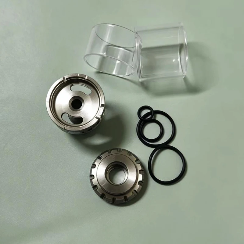 YFTK Bishop MTL becap cap RTA Tank Değişimi 2ML/4ML gözlük/tüp/Alt v1 hava akışı yok/ Hava pimleri Dekoratif Yedek Parçalar