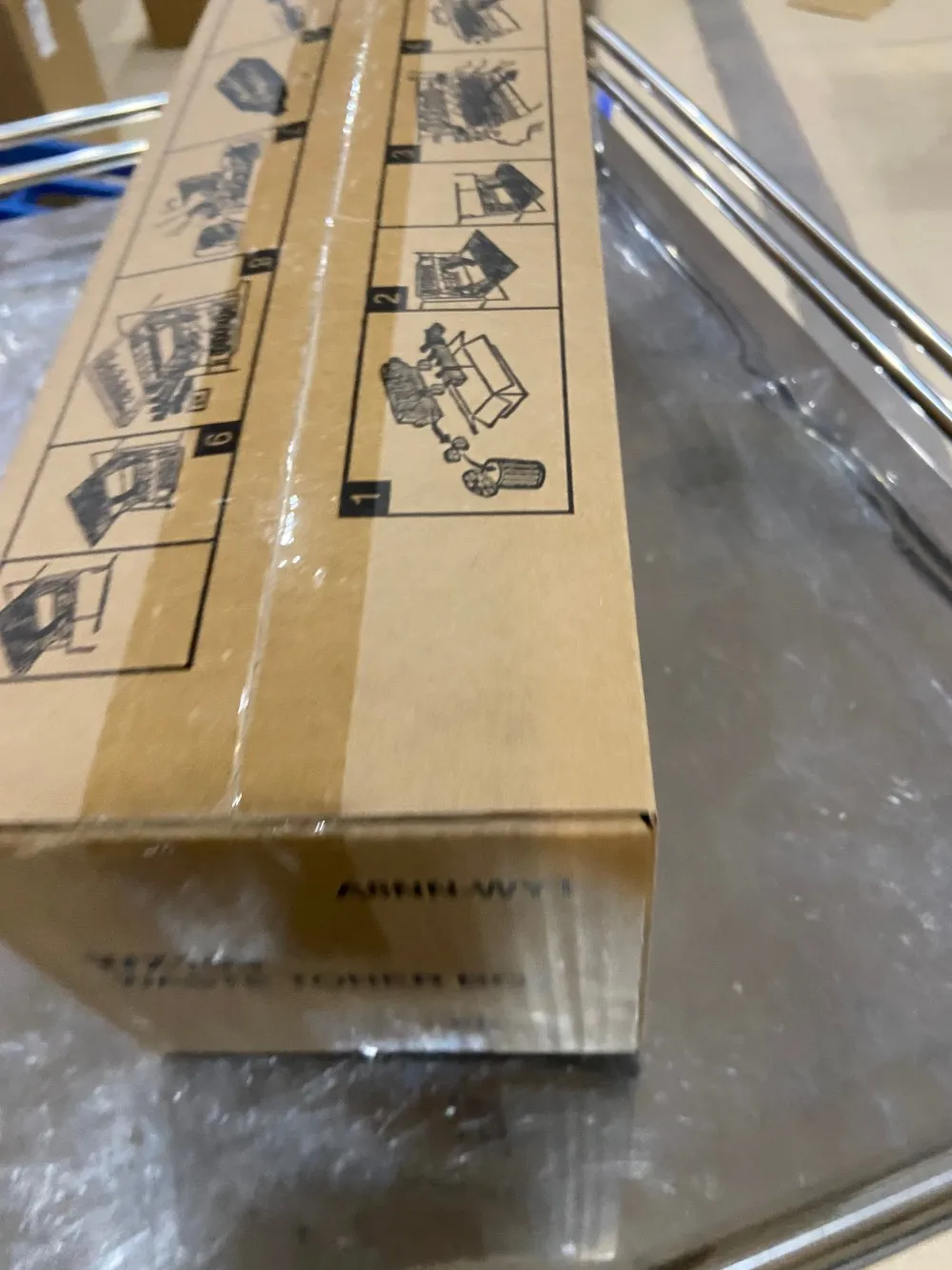 Wadah Toner Bekas A4NNWY1 WX-103 untuk Konica Minolta C224 C284 C308 C364 C368 C454 C554 C458 C558 C658 C220 C221 C258 C280