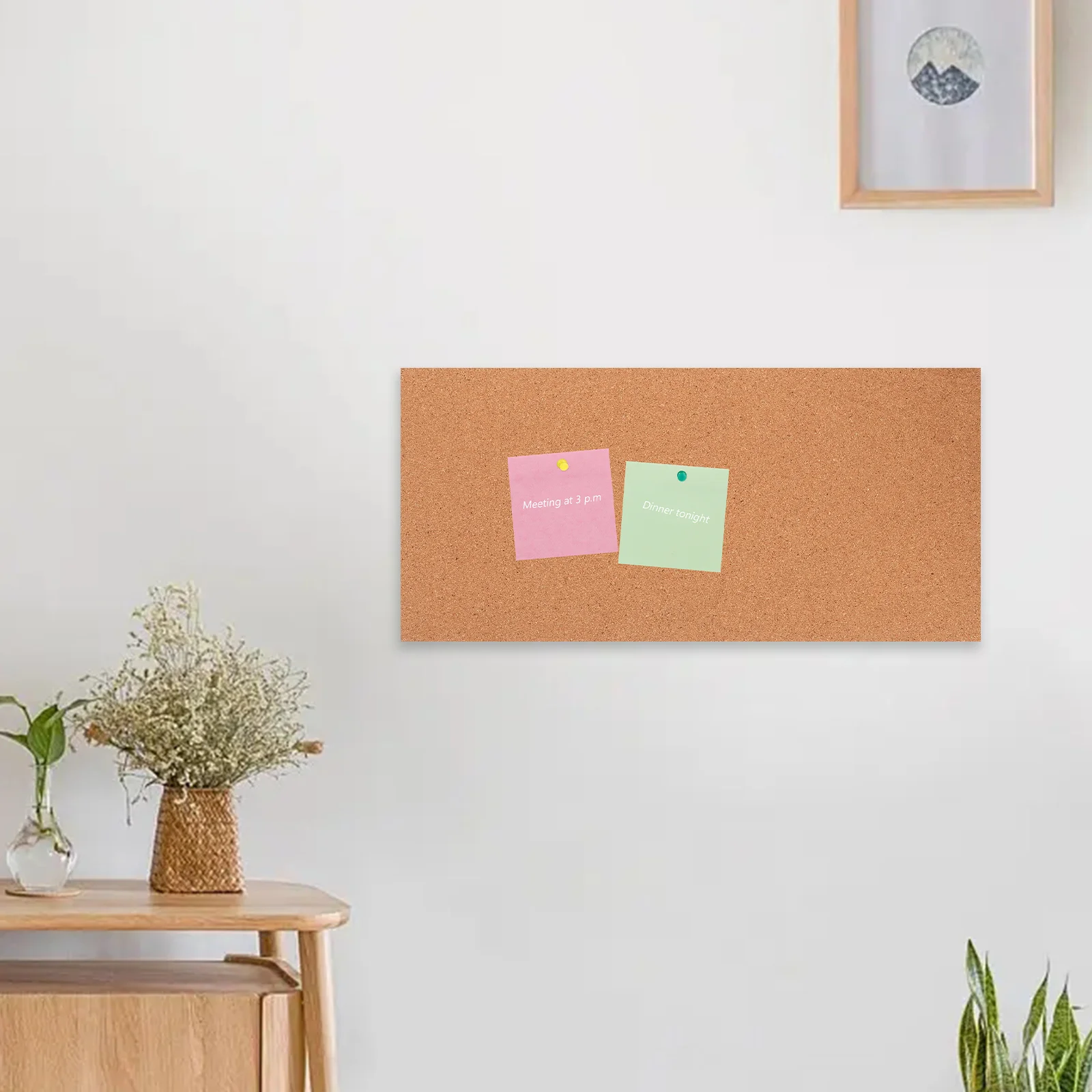 Cork Bulletin Board Wall for Notes Large Boards Walls Memo Office Other Display Items Notice Picture Photos