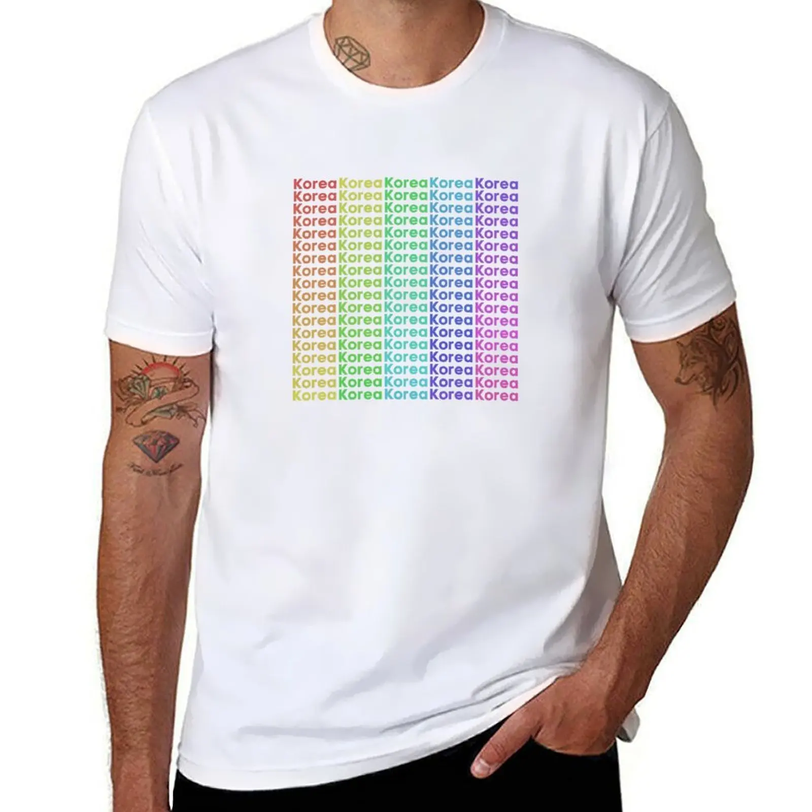 

KOREA KOREA KOREA T-Shirt man t shirts for men essential t shirt T-Shirt