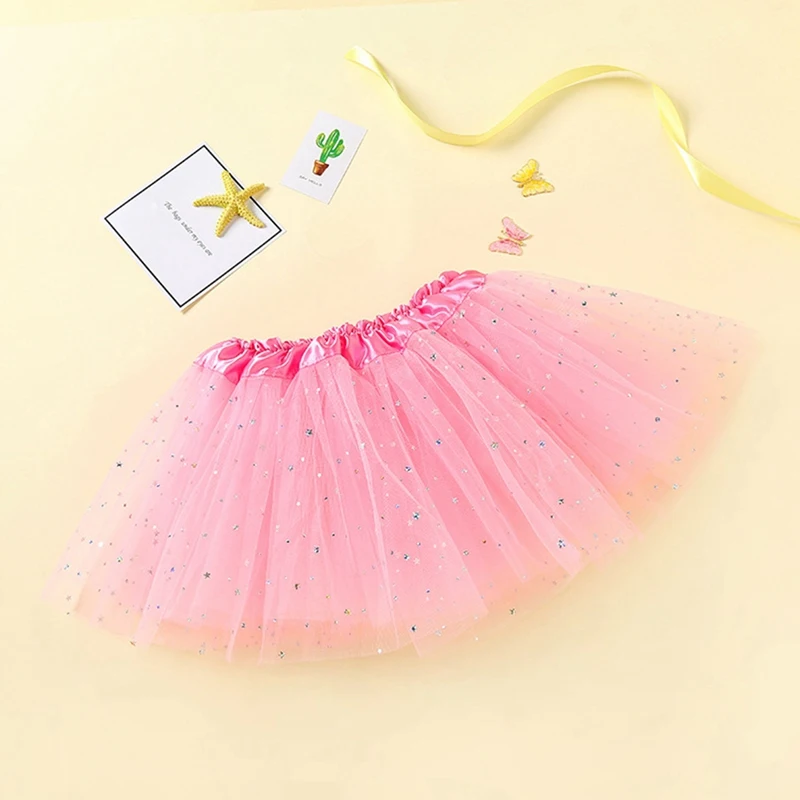 Sequin Sparkle Tutu Dress for Kids Perfect for Ballet, Parties, and Weddings Children's Girls Skirts 3-8 years