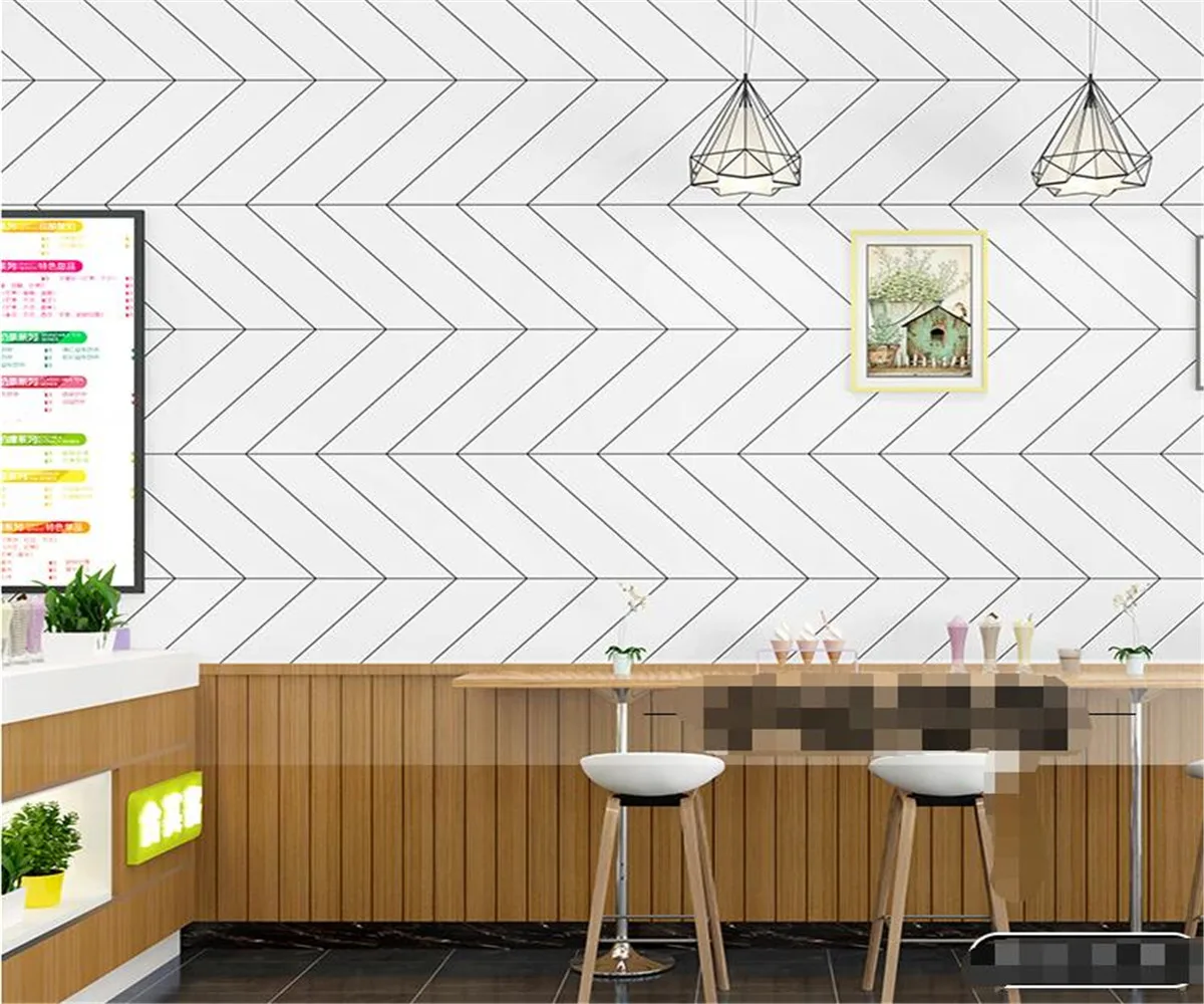 

Custom wallpaper bedroom living room dining room modern minimalist decoration Nordic style geometric 3d wallpaper