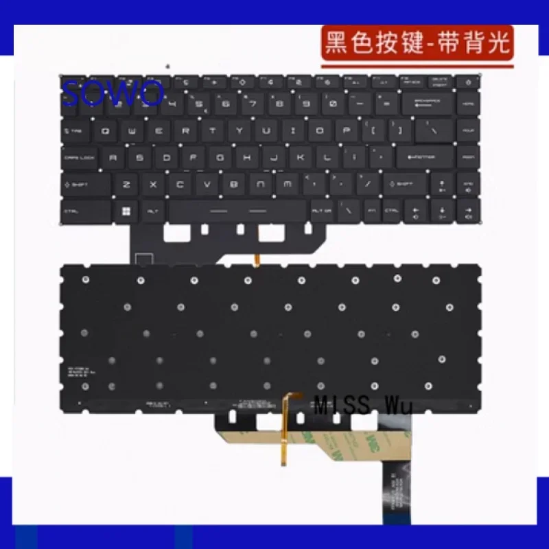 WYORESY New Genuine Laptop Keyboard for MSI GS66 GE66 P66 GP66 Stealth 10SD 10SF MS-16V3/1541/14C1/14C2 MS-16V1/16V2 MS-14D3