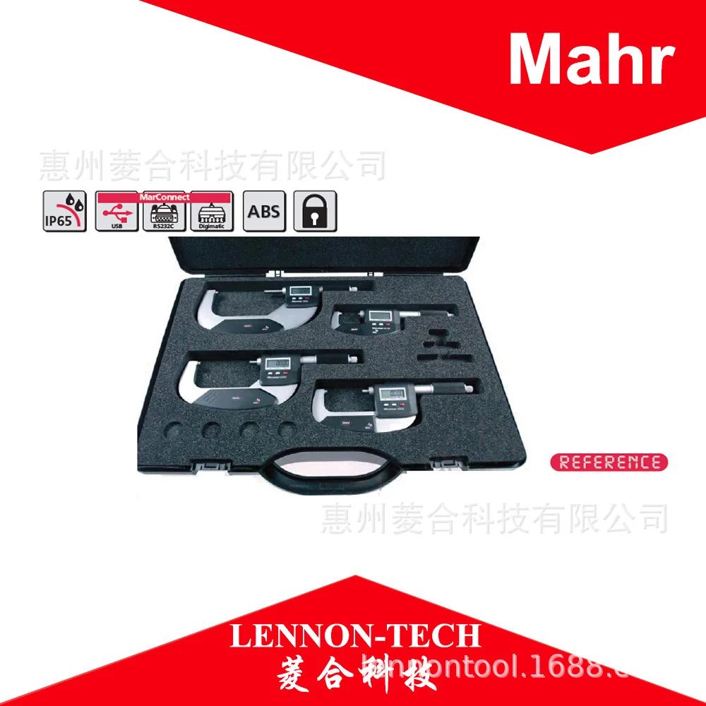 

2025 Germany micromahr 40EWR range 0-100mm digital display outer diameter micrometer set 4151709