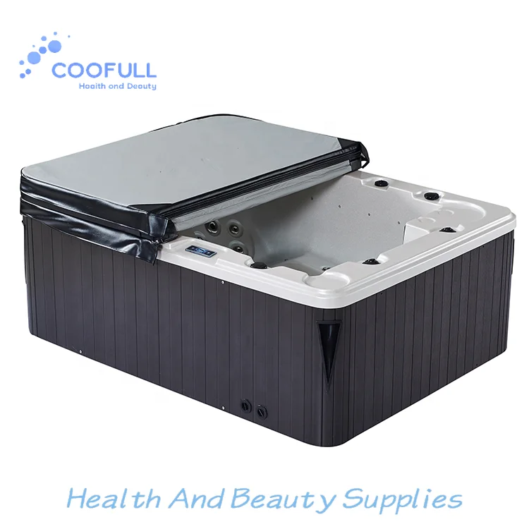 Coofull Freestanding whirlpool Bathtub Spa Pool Inflatable Hot Tub Spa 3 Person Outdoor Spa Tubs