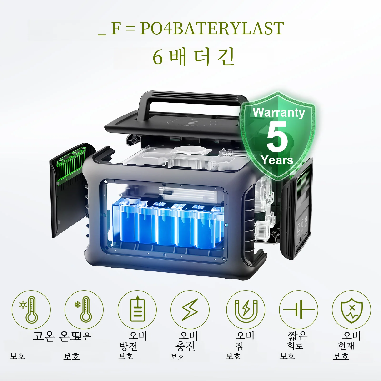 ALLPOWERS-cargador de energía Solar con batería LiFePo4, estación de energía portátil para Camping, RV, 100W, 140W, 200W, 299Wh, 600W