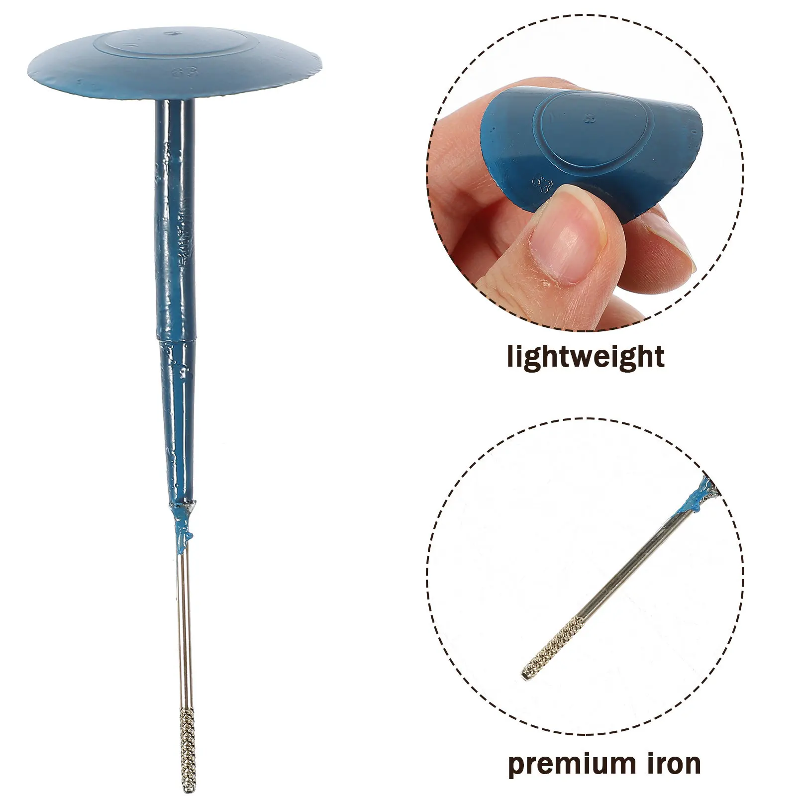 

20 шт. гвозди 3 мм, заглушки с грибовидной головкой, бескамерный автомобильный велосипедный резиновый комплект, комплект автомобильных шин, патчи для шин, решение