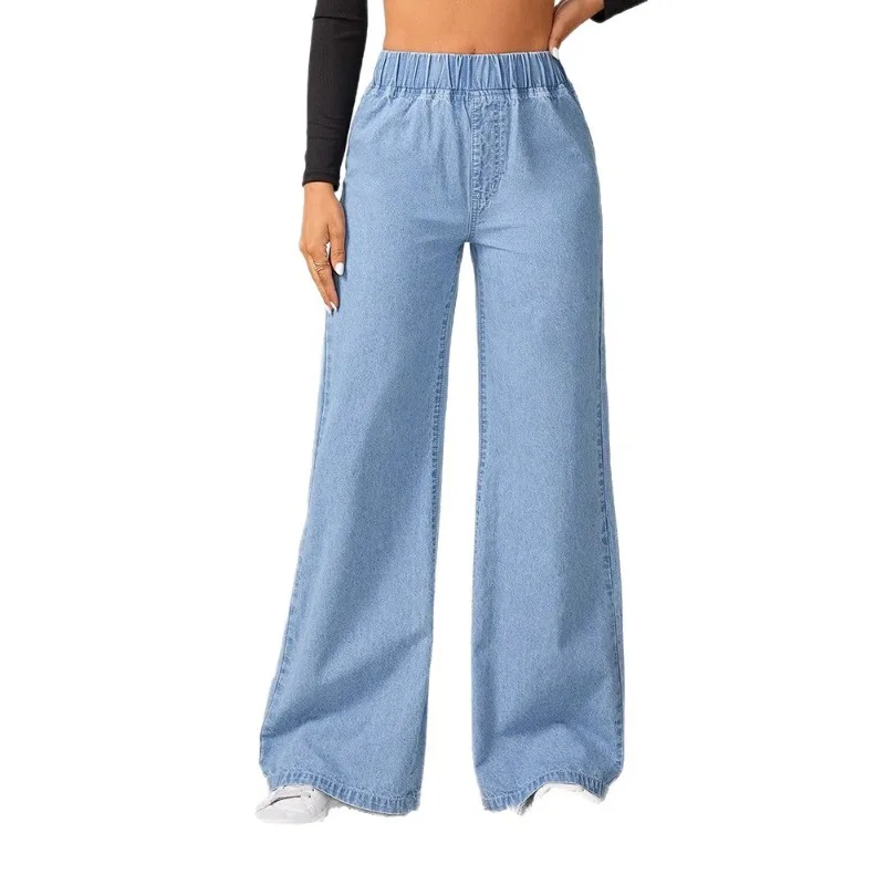 

Jeans Women Vintage Jeans Draping Straight Leg Loose Wide Leg Casual Long Pants Fashion Streetwear Elegant High Waist Slim Fit