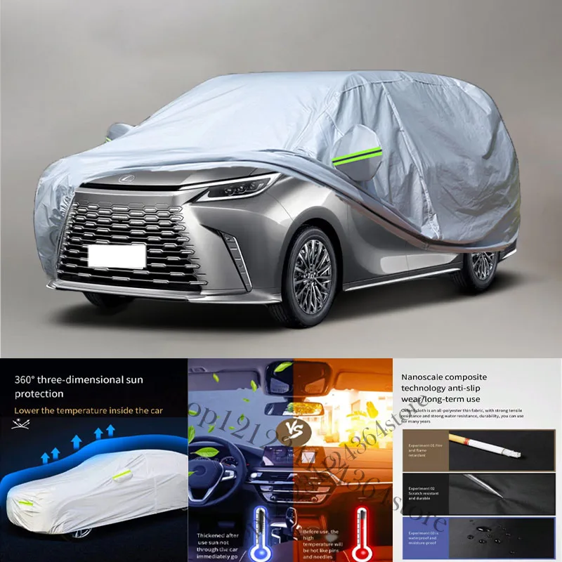 For Lexus LM 210T Car cover Exterior Car Cover Outdoor Protection Full Car Covers Waterproof Sunshade Snow Cover Anti UV